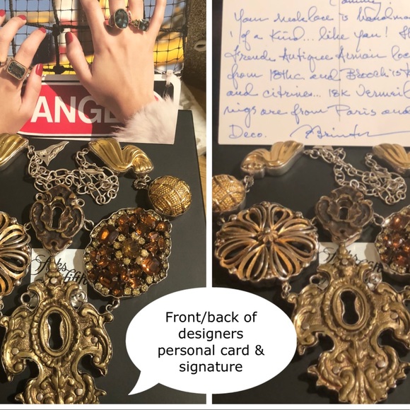 Barry Brinker citrine Topaz sterling silver necklace - Picture 13 of 17